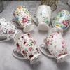 Bone China Coffee Mug Gift Set - Customizable Logo Options, Various Styles