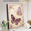 Purple Butterfly Pearl Kit 5D DIY Rhinestone Art Craft for Home Desktop Decoration Relaxing Handmade Gift