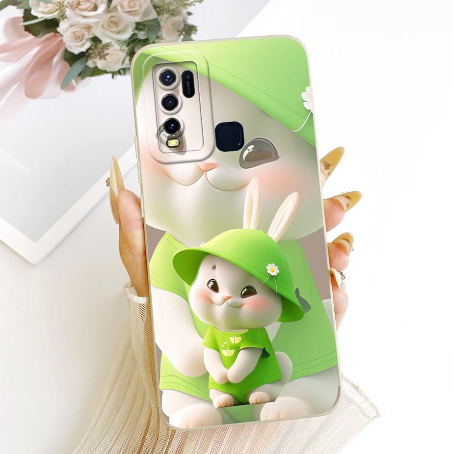 For Vivo Y30 Y50 Case 1935 1938 Cute Cat Duck Cartoon Cover Soft TPU Phone Cases For Vivo Y50 Y 30 VivoY30 VvioY50 Fundas Bumper