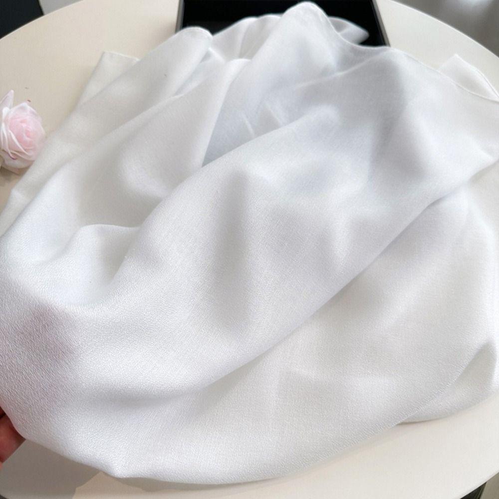 New 90*90cm Square Scarf Solid Color Imitation Cotton Linen Headscarf Wraps Scarves Shawl