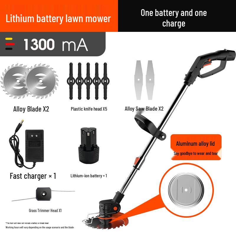 Laipusen Akku-Hand-Gartenschneider & Rasenmäher CN-Stecker (Adapter enthalten)