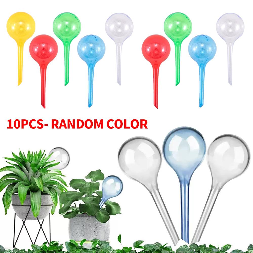 10PCS/5PCS Plant Water Dispenser Automatic Plastic Ball Garden Watering Device Plant Watering Ball Self Watering Water Droplet I