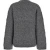 Ganni Loose Fit Drop Shoulder Long Sleeve Sweater Women sweater Gray K2338-252