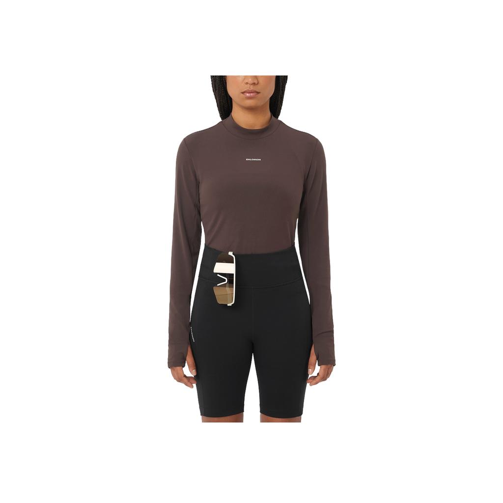 Salomon Shakeout Bliss Series High-Quality Simple Vitality Long Sleeve T-Shirt Women Tops C26598