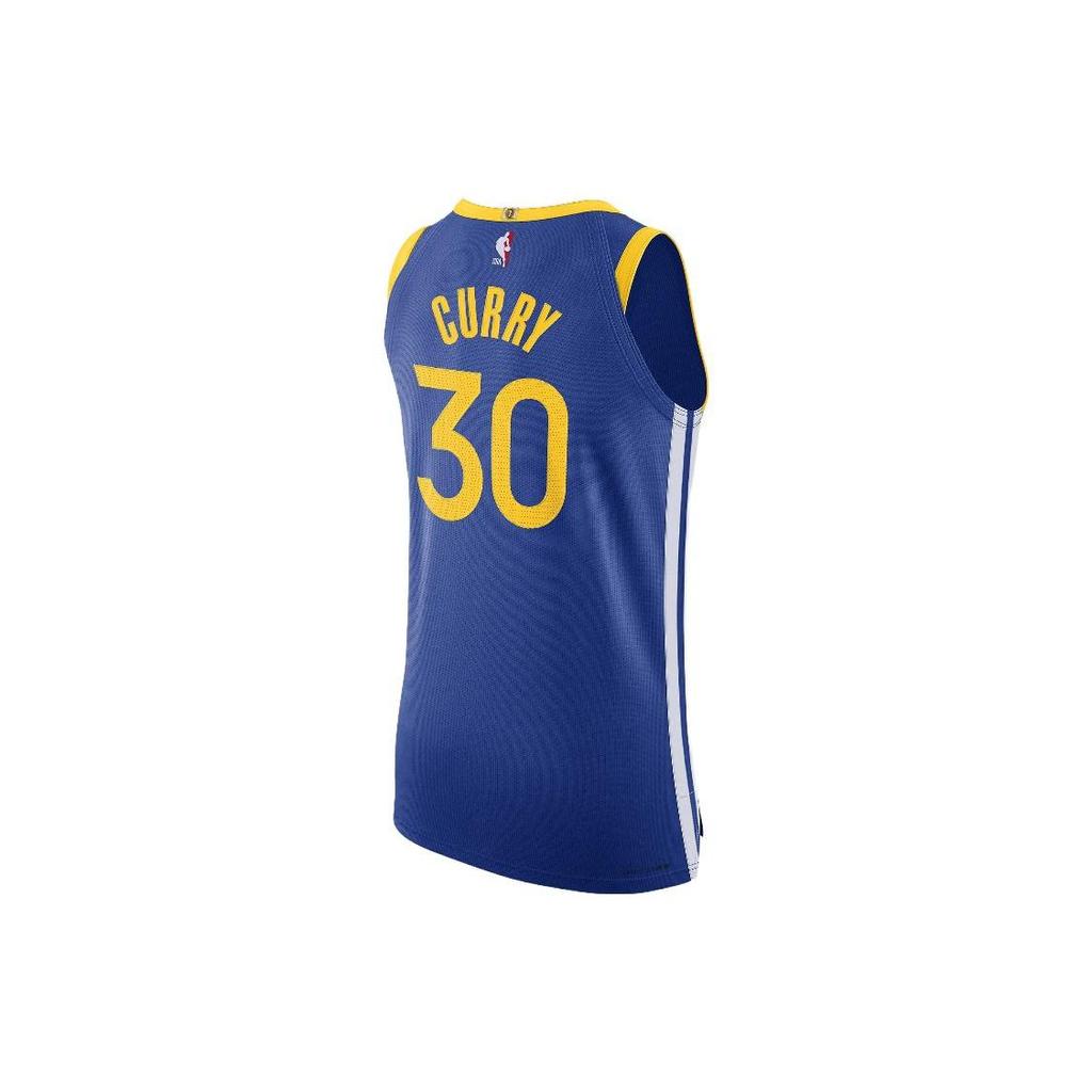 Nike Golden State Warriors Stephen Curry No. 30 Round Neck Basketball Vest Men Tops Blue CW3444-498