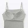 MUJI Smooth Rib Bra Camisole FCA57A6S Size S Women's Gray,