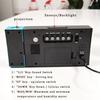 12H/24H Switching Projection Alarm Clock Weather Display Electronic Clock Display Humidity and Temperature Multi-Function Electronic