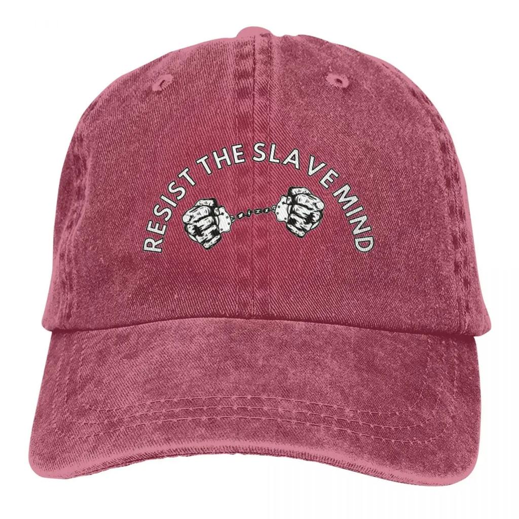 Casual Resist The Slave Mind Baseball Cap Unisex Style Distressed Denim  Hat Andrew Tate Top G Outdoor Workouts Caps Hat