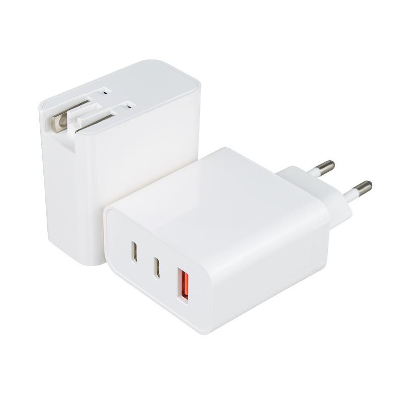 New Multi-port PD65W Fast Charging Mobile Phone Charger 65W Computer Adapter 1A2C Multi-port Charging Head