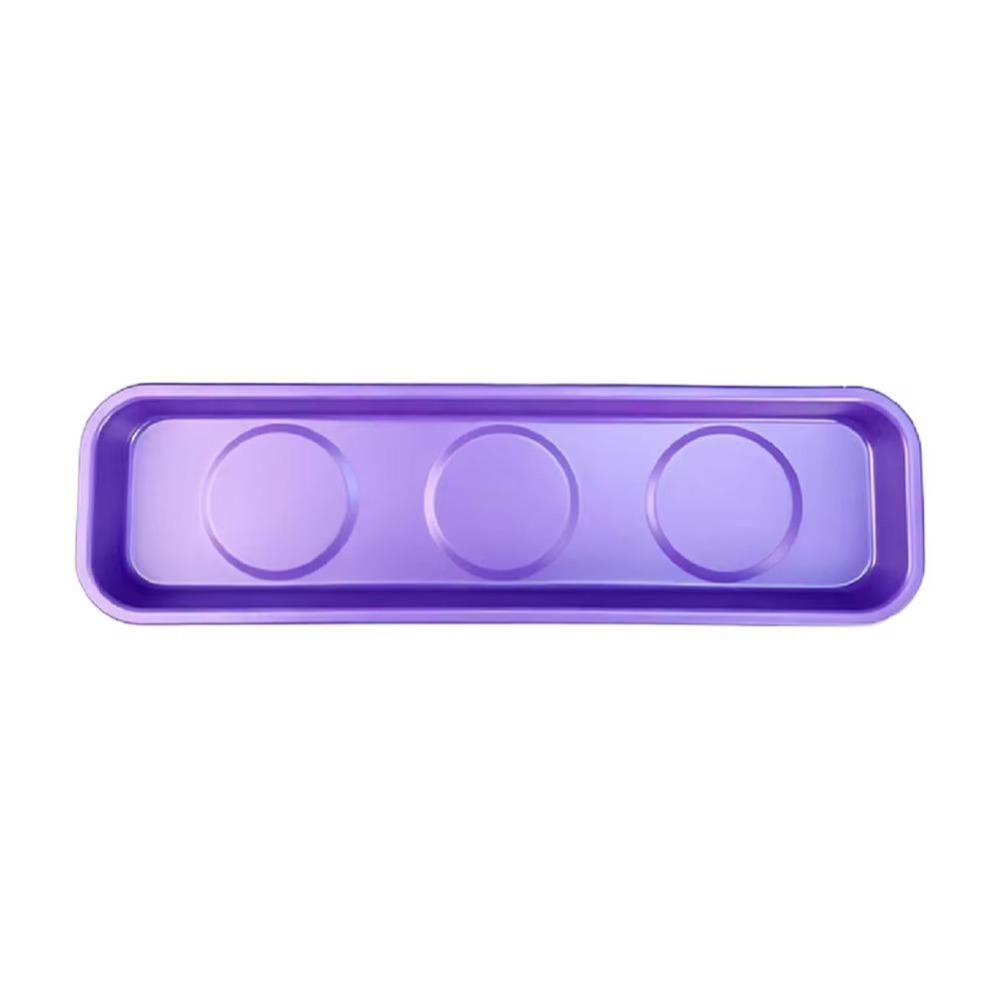 Purple Magnetic Parts Tray 4 Inch /6 Inch Magnetic Bowl Screw Bit Car Suction Pad Tools DIY Store