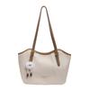 Simple retro large-capacity bag women's new shoulder underarm bag fashionable high-end tote bag