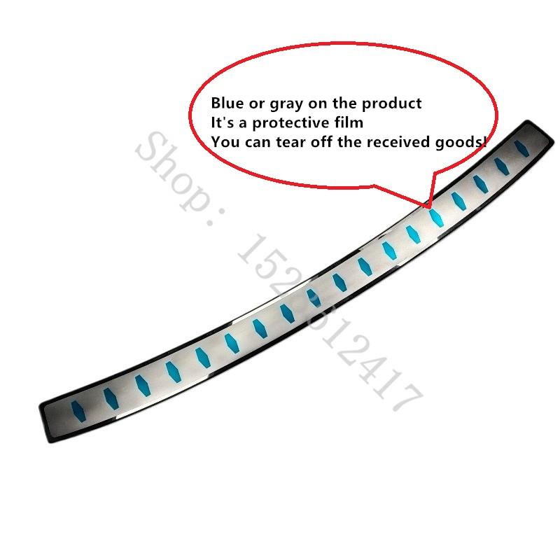 For Volvo XC60 2018 2018~2026 Stainless Rear Door Bumper Protector Sill Plate Trunk Guard Plate Cover Trim Car Accessories
