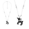 Minimalist Sheep Pendant Necklace Adjustable Long Alloy Chain Elegant Lamb Jewelry for Women Office Daily Wear