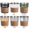 300ML Beer Wine Cups Stackable Camping Cup Drinking Cup Stainless Steel Lightweight for Home and Outdoor Use