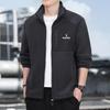 Woodpecker Men's Thickened Fleece Hoodie Jacket - Warm Stand Collar for Autumn/Winter Outdoor Sports