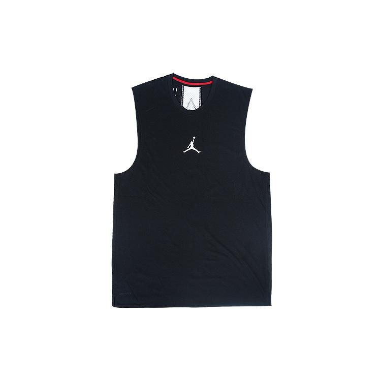 Air Jordan Quick Dry Basketball Training Sports Vest Black Men s CU1025-010 S