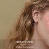 925 Sterling Silver Butterfly Zircon Ring Earrings For Women Piercing Luxury High Quality Elegant Jewelry Trend 2025 Money 925
