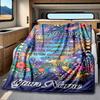 Love And Pride Message Lightweight Blanket Ultrasoft For Sofa Couch Office Bed Picnics Four Seasons Universal Stylish Decor Gift For Travel Home