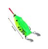 6cm/12g Simulation Frog Snake Head Lures Blackfish Bait Fishing Frog Lure Soft Bait Lure With Double Sharp Hooks Spoon Baits
