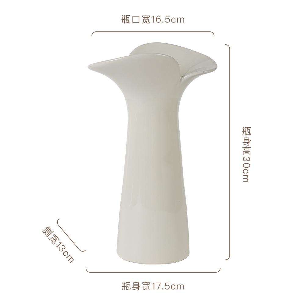 Ceramic Decorative Vase, Light Luxury Nordic Hydroponic Flower Arrangement Vase Rural Home Decoration Flower Vases Home Decor