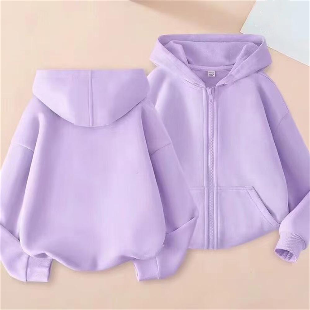 Reißverschluss Stil Kinder Kapuzenpullover Strickjacke Mantel Junge Mädchen Rot Rosa Oberteile Kind 3-12 Jahre Schwarz Freizeit Kleinkind Sweatshirt Kleidung