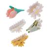 Hair Claw Clips Elegant Flower Shape Fashionable Hair Clip Styling Tool Accessories for Women
