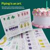 23 Sheets Cake Decorating Practice Board Different Patterns Cream Icing Drawing Paper For Beginners