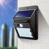 30W Solar Motion Sensor Wall Lights IP68 Waterproof Outdoor  Touch Control, Flush MountOutdoor Waterproof Landscape Courtyard