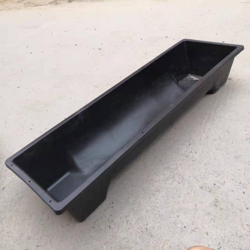 

Sturdy Extended Flat Bottom Trough for Sheep, Pig, and Cattle Feeding & Drinking. Plastic Construction. Perfect for Farming Needs.