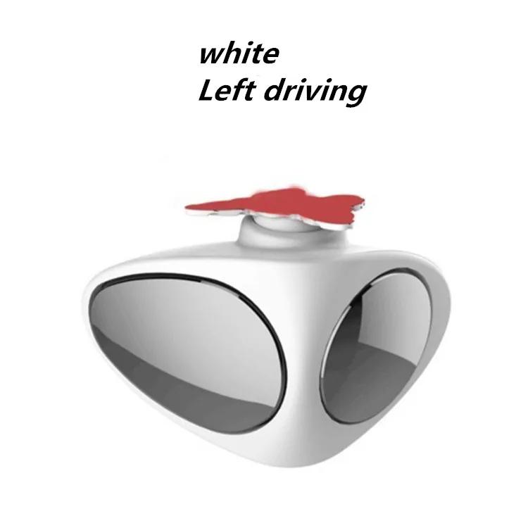 360 Grad drehbarer konvexer Spiegel für toten Winkel, beidseitig, für den Außenbereich, Rückspiegel, Sicherheitszubehör, Rückfahrkamera
