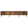 TV Stand 147 X 34.5 X 30 Cm Reclaimed Wood Look Particleboard