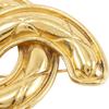 Chanel COCO Mark Brooch Matelasse Plated Gold 33.2g Women Used