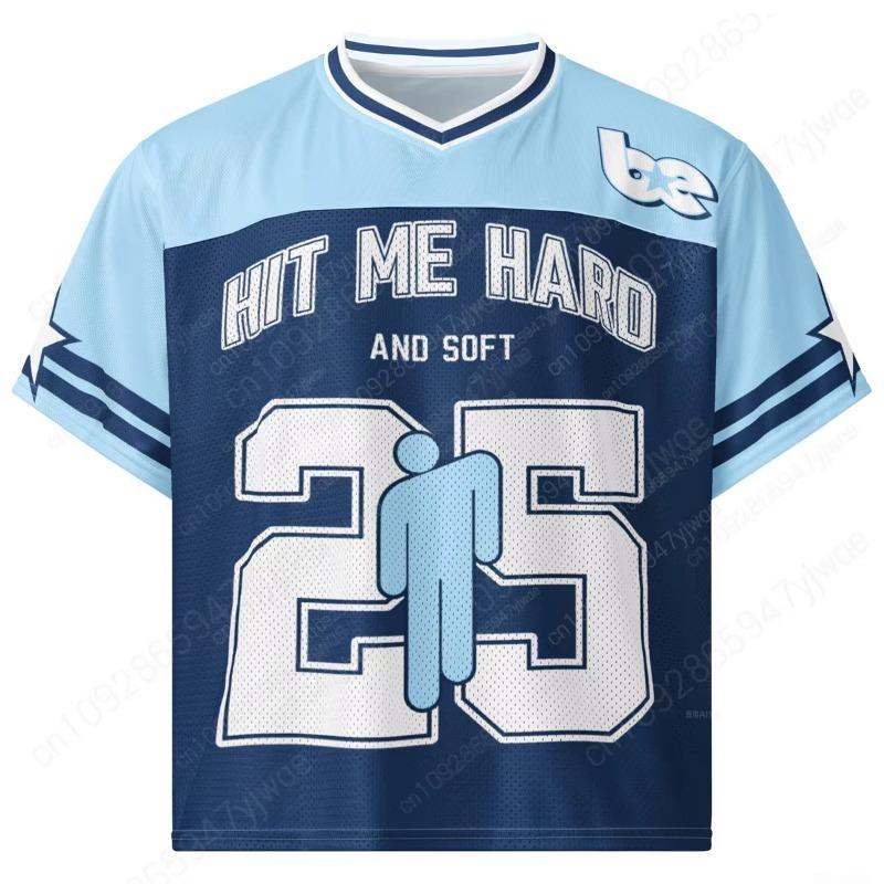 

HIT ME HARD And Soft Jersey T-Shirt V-Neck Fashionable Album Inspired Sports Tee Couple Outfit Fan Gift Summer Men S T-Shirts XXS