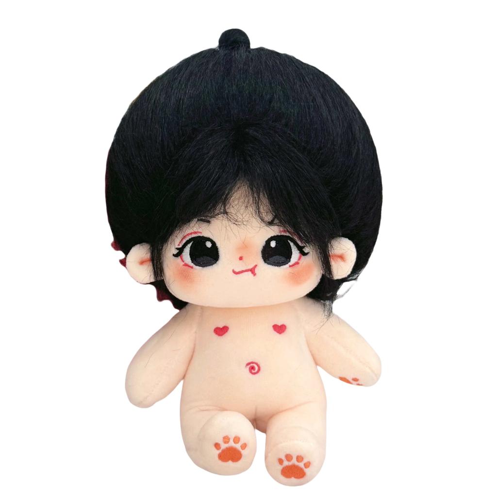 20cm Plush Idol Doll Without Clothes Cotton Star Dolls Kawaii Long Hair Girl Plush Toys For Fans Collection Gifts