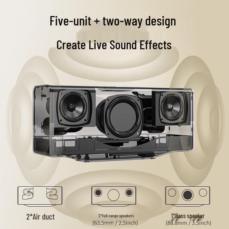 DOSS Magic Brick Hi-Fi Portable Bluetooth Speaker