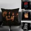 M-Morbid Angell Band Cushion Cover Pillowcase Ultra Soft Skin Friendly Fabric Cloud Like Comfort & Concealed Zipper