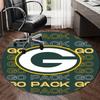 Personalized Green Bay Packers Round Chair Office Rug - Perfect for Mat, Office Chair & More - Ideal Gift for Birthdays and Holidays