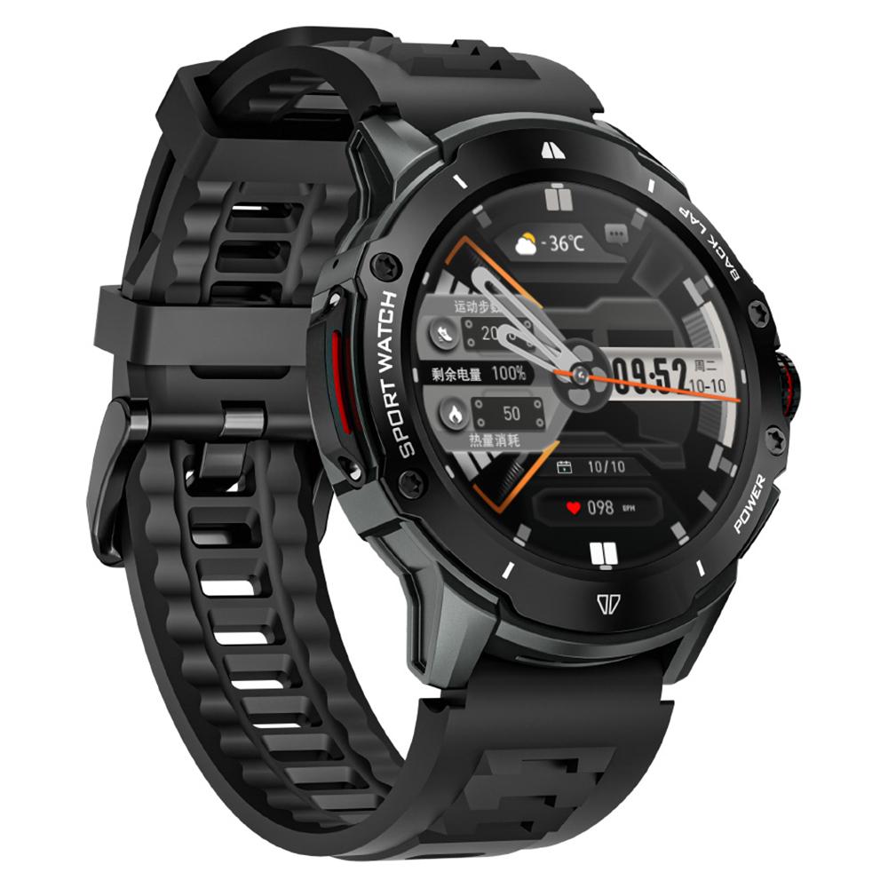 KB08 1.43-inch AMOLED Screen 2+32G Smart Watch 4G SIM Card Android 8.1 Smart Sport Watch, for Europe Asia Africa