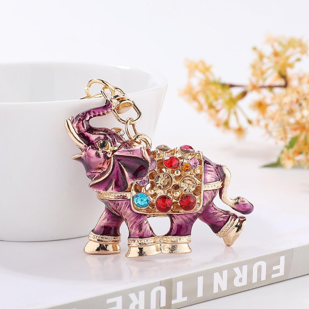 War Elephant, Elephant, Gong Elephant - Cultural Keychain with Creative Design