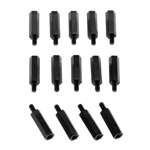 

100pcs Black Standoff 3mm Male To Female Nylon Plastic Spacer Hex Nut M3*18mm/22mm For PCB Circuit Board