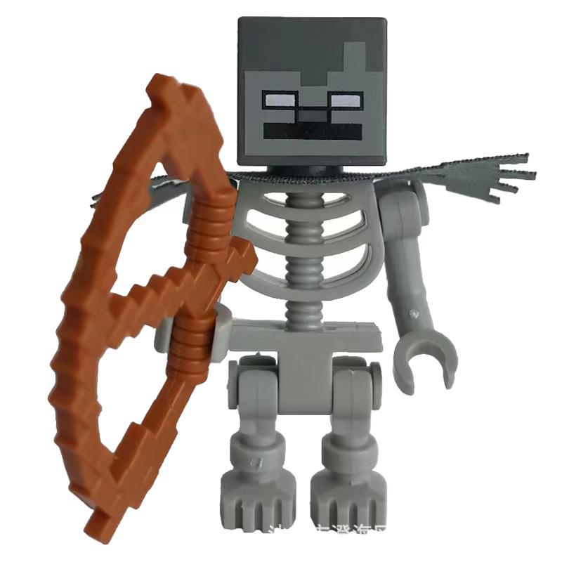 Ninja Warrior Superhero Doll With Weapon Single Building Block Assembly Toy