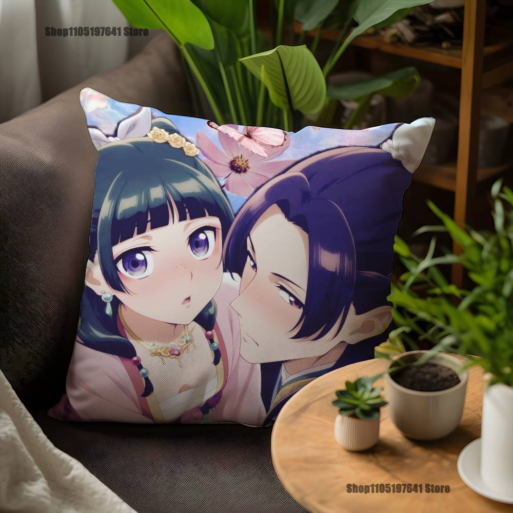 The A-Apothecary Diaries M-Maomao Pillow Case For Sofa Decor Car Office Room Printing Cushion Cover Decorations and Protector