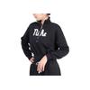 Nike Sportswear Letter Print Half-Zip Cropped Sweatshirt Women Tops Black FQ7980-010