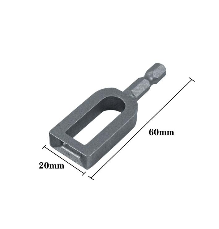 2/4pcs Electric Drill Wire Twisting Tool Heavy Duty Wire Twister For Drill With 1/4" Hex Shank Wire Twisting Tool For Fencing