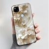 Case For Google Pixel 4a Luxury Fashion Butterfly Flowers Soft Matte TPU Silicon Back Cover Black For Pixel4a 4G 5G Phone Case