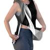 Women Shoulder Surgery Shirt Sleeveless Top with Snap Closure and Floral Print Adjustable Sleeve Design Post Operative Clothing for Recovery