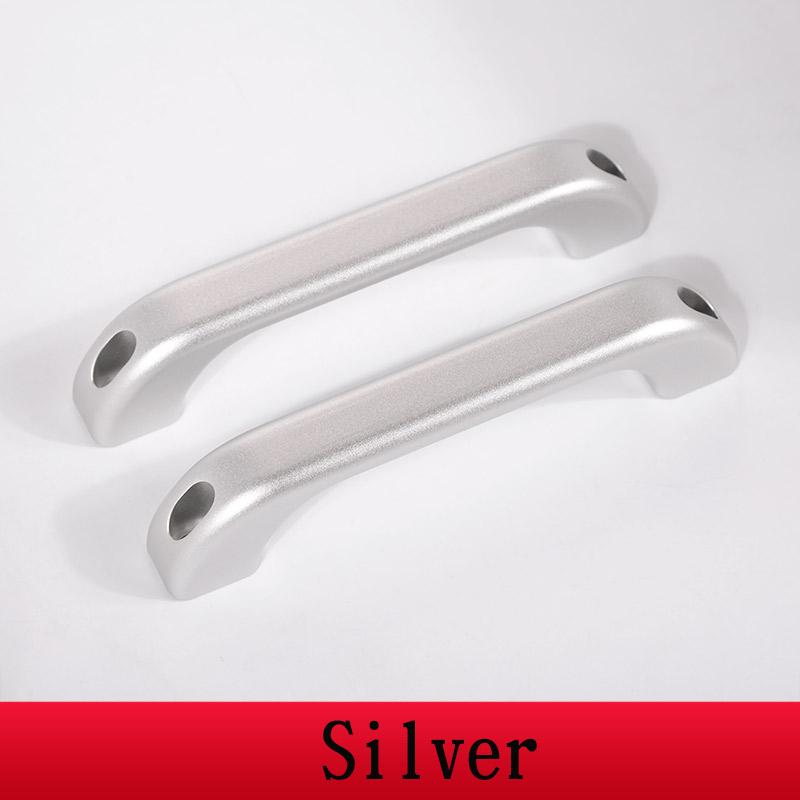 

For Land Rover Defender 90 110 2004-18 Car styling Aluminum Alloy Silver/Red/Black Car A pillar Grab Handle Trim Car Accessories серебряный
