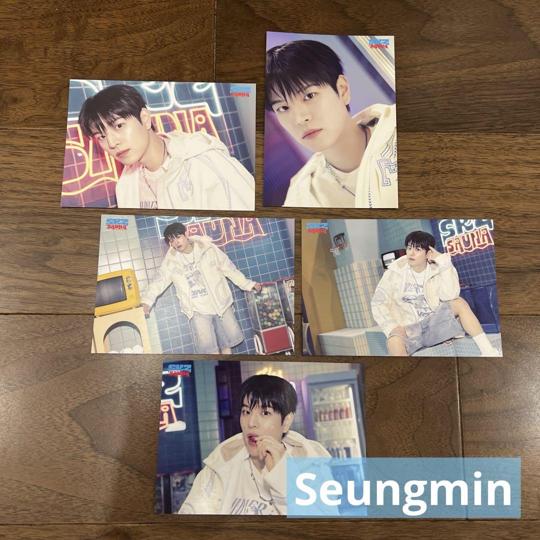 

[USED] Stray Kids Seungmin SKZ JYP Pop-Up Lenticular 5 Pieces