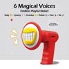 Children's Voice Changing Toy With 6 Sound Effects,Role-Playing Voice Speaker,Children's Handheld Amplifier,Parody Toy