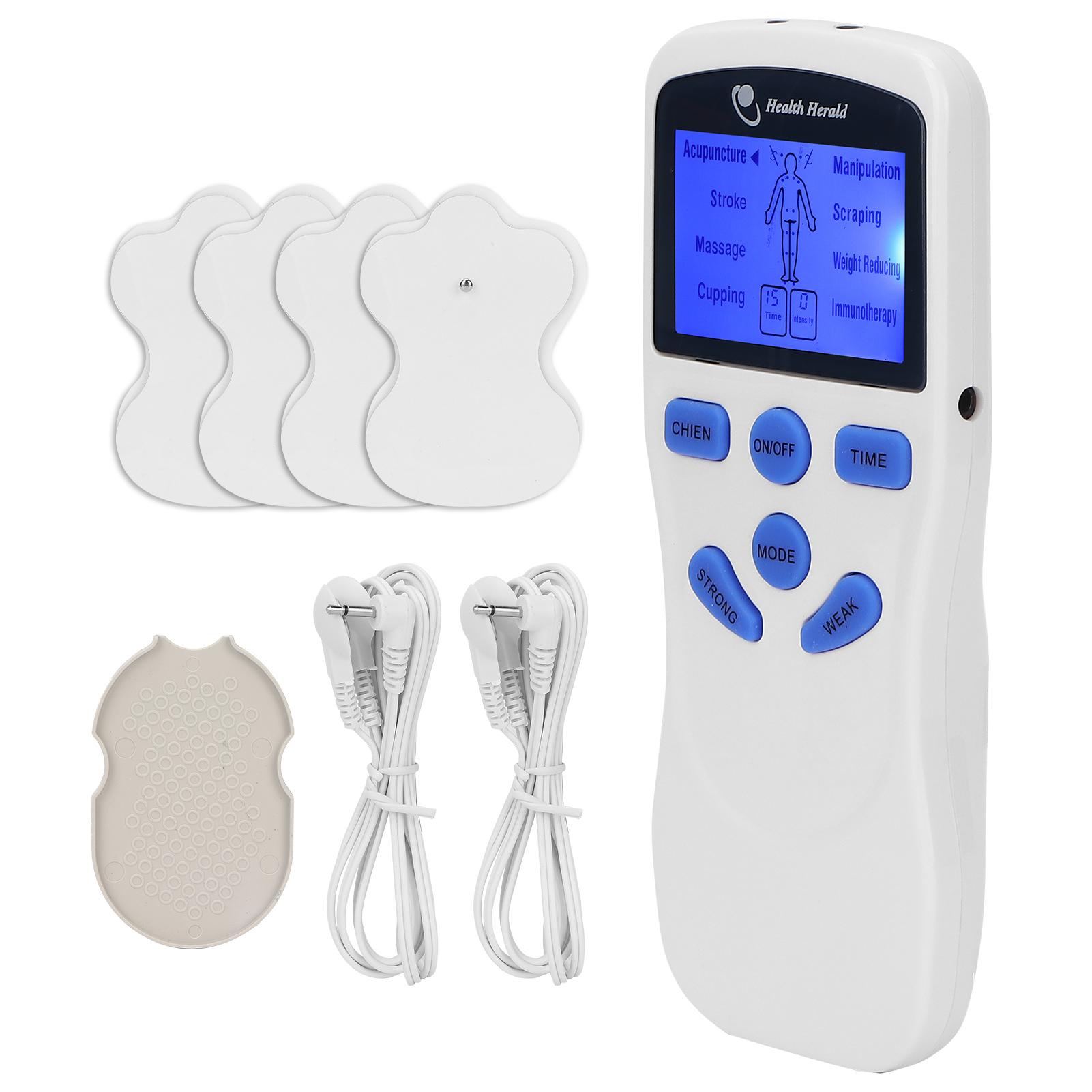 

Профессиональный цифровой импульсный массажер для шеи, талии, меридианов, устройство для стимуляции мышц тела